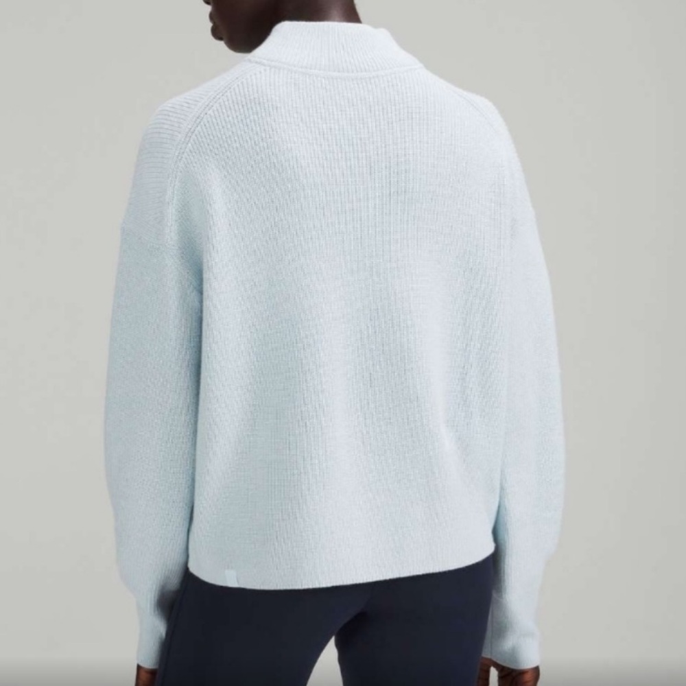 Lululemon Merino Wool- Blend Mock Neck Sweater - Picture 3 of 11